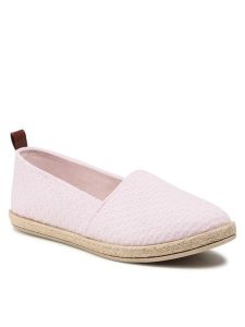 Jenny Fairy Espadryle WSK1609-03 Różowy. Czerwone espadryle Jenny Fairy, bez wzorów, z materiału, bez obcasa. Za 69,99 zł.