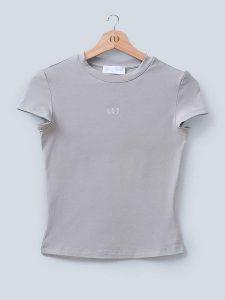 LeGer Koszulka w kolorze szarym rozmiar: 36. Szare bluzki LeGer, bez wzorów, bez kołnierzyka, bez ramiączek. Za 118,01 zł.