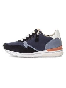 Gabor Skórzane sneakersy w kolorze błękitno-granatowo-białym rozmiar: 36. Białe trampki Gabor, bez wzorów, bez zapięcia. Za 197,17 zł.