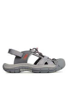 Keen Sandały Ravine H2 1023290 Szary. Szare buty trekkingowe Keen, z materiału, bez zapięcia. Za 189,99 zł.