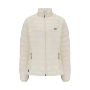 Damska kurtka puchowa Mac In A Sac Synergy. Białe kurtki MAC IN A SAC, bez wzorów, z puchu, bez kaptura. Za 414,50 zł.