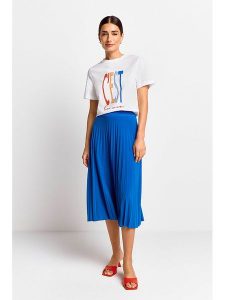 Rich & Royal Koszulka w kolorze białym rozmiar: L. Białe bluzki Rich & Royal, l, bez wzorów, z bawełny, bez kołnierzyka, bez ramiączek. Za 122,96 zł.