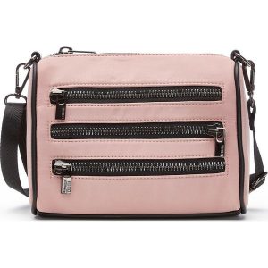 Różowa Torebka Damska Big Star Modna Listonoszka. Czerwone listonoszki Big Star Accessories, z aplikacjami, bez dodatków. Za 129,99 zł.