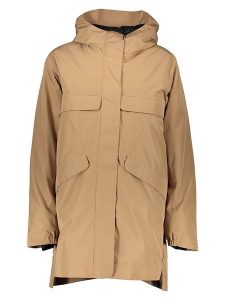 PICTURE Parka puchowa "Gallarie" w kolorze jasnobrązowym rozmiar: S. Brązowe kurtki Picture, s, bez wzorów, z puchu, bez kaptura. Za 571,03 zł.