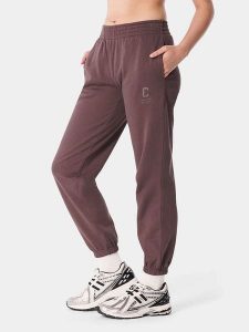 Carpatree Spodnie dresowe "Varsity" w kolorze brązowym rozmiar: L. Brązowe spodnie dresowe Carpatree, l, bez wzorów, z bawełny. Za 123,82 zł.