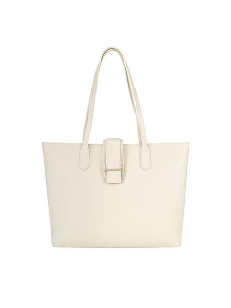 GINO ROSSI Torebka C-1-1 Beżowy jasny. Brązowe shopper bag Gino Rossi, bez wzorów, ze skóry, bez dodatków. Za 279,99 zł.