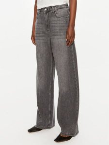 Liu Jo Jeansy UF4129 DS048 Szary Wide Leg. Szare jeansy Liu Jo, bez wzorów, z bawełny. Za 379,99 zł.