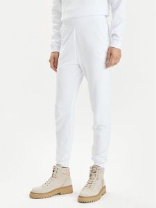 Armani Exchange Spodnie dresowe 3DYP82 YJFDZ 1000 Biały Regular Fit. Białe spodnie dresowe Armani Exchange, xl, bez wzorów, z bawełny. Za 389,99 zł.