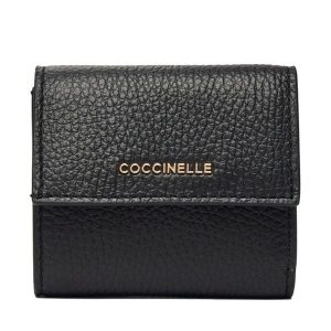 Portfel Coccinelle. Czarne portfele Coccinelle, bez wzorów. Za 449,99 zł.