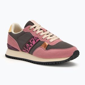 Buty damskie Napapijri Astra. Brązowe buty trekkingowe Napapijri, bez zapięcia. Za 269,99 zł.