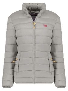 Geographical Norway Kurtka pikowana "Atikolor" w kolorze szarym rozmiar: L. Szare kurtki Geographical Norway, l, bez wzorów, bez kaptura. Za 183,15 zł.