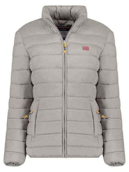 Geographical Norway Kurtka pikowana "Atikolor" w kolorze szarym rozmiar: L. Szare kurtki Geographical Norway, l, bez wzorów, bez kaptura. Za 139,54 zł.