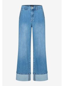 More & More Dżinsy - Comfort fit - w kolorze niebieskim rozmiar: 36. Niebieskie jeansy More & More, bez wzorów, z bawełny, z podwyższonym stanem. Za 219,60 zł.