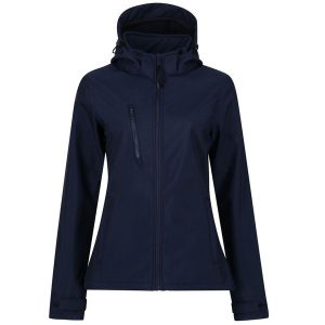Kurtka Damska Venturer 3 Layer Hooded Soft Shell Jacket. Niebieskie kurtki Regatta, xl, bez wzorów, bez kaptura. Za 209,99 zł.