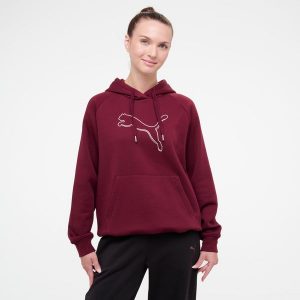 Bluza z kapturem damska Puma Gym & Pilates. Czarne bluzy Puma, s, bez wzorów, z bawełny, z kapturem. Za 179,99 zł.