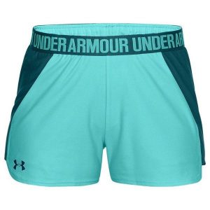 Spodenki sportowe damskie Under Armour New Play Short. Czarne spodenki sportowe Under Armour, bez wzorów, sportowe. Za 149,00 zł.
