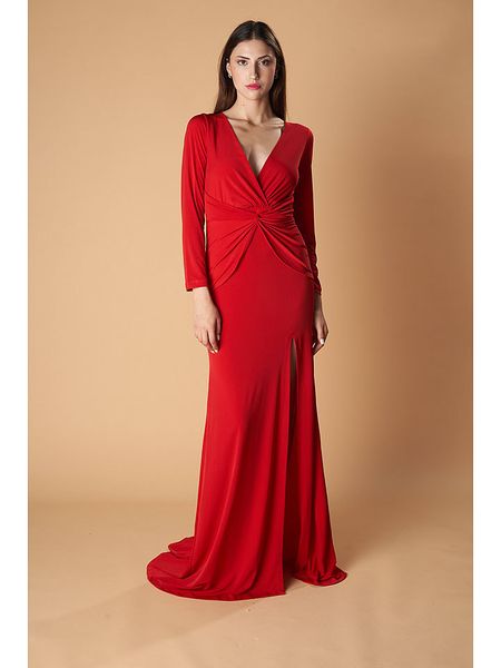 Ceylan Sukienka w kolorze czerwonym rozmiar: S. Czerwone sukienki Ceylan, s, bez wzorów, bez kołnierzyka, bez ramiączek, maxi. Za 369,82 zł.