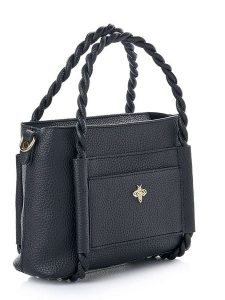 Lucky Bees Torebka w kolorze czarnym - 27 x 19 x 13 cm rozmiar: onesize. Czarne torebki klasyczne Lucky Bees, bez wzorów, z materiału, przez ramię, bez dodatków. Za 69,99 zł.