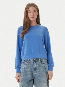 ONLY Bluza Maya 15369155 Niebieski Regular Fit. Niebieskie bluzy ONLY, l, bez wzorów, z syntetyku, bez kaptura. Za 149,99 zł.