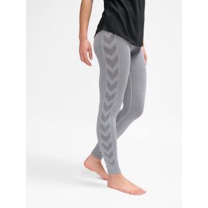 Damskie legginsy bezszwowe Hummel Ci Scrunch. Szare legginsy Hummel, bez wzorów. Za 173,00 zł.
