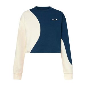 Oakley Bluza Pursuit Cruise Crop Foa500625-Bat. Niebieskie bluzy Oakley, bez wzorów, bez kaptura. Za 211,99 zł.