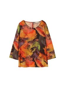 TATUUM Bluzka ze wzorem rozmiar: 36. Bluzki Tatuum, bez wzorów, z wiskozy, bez kołnierzyka, bez ramiączek. Za 85,45 zł.