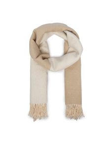 Guess Szalik AW5675 POL03 Kremowy. Białe rękawiczki Guess, z aplikacjami, z poliesteru. Za 194,99 zł.