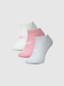 4F Skarpetki casual stopki (3-pack) damskie - multikolor 39-42. Skarpetki 4f, bez wzorów, z bawełny. Za 44,99 zł.