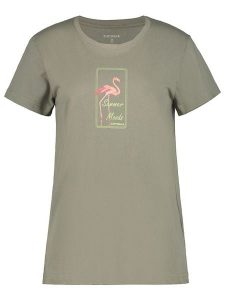 Icepeak Koszulka "Makawao" w kolorze khaki rozmiar: S. Brązowe bluzki Icepeak, s, bez wzorów, z bawełny, bez kołnierzyka, bez ramiączek. Za 48,28 zł.
