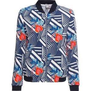 Kurtka bejsbolówka bonprix niebieski wzorzysty. Kurtki marki bonprix. Za 149,99 zł.