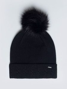 BIG STAR Czapka w kolorze granatowym rozmiar: onesize. Niebieskie czapki Big Star, bez wzorów, z materiału, retro. Za 57,99 zł.