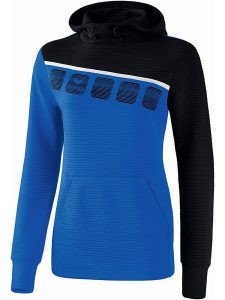 Erima Bluza "5-C" w kolorze niebiesko-czarnym rozmiar: 36. Czarne bluzy Erima, bez wzorów, z kapturem. Za 110,29 zł.