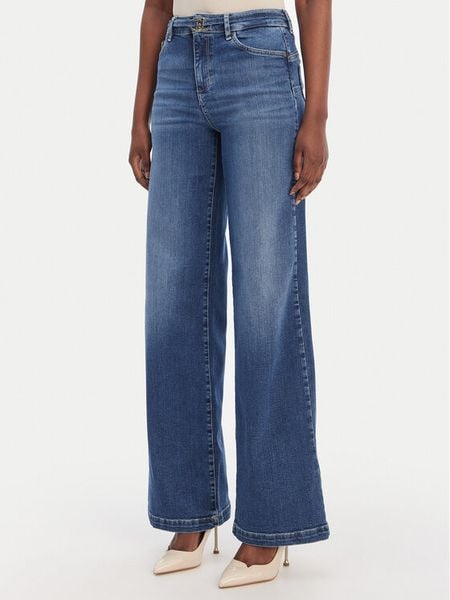 Liu Jo Jeansy UA6160 D0264 Niebieski Flare Fit. Niebieskie jeansy Liu Jo, bez wzorów, z bawełny. Za 448,99 zł.