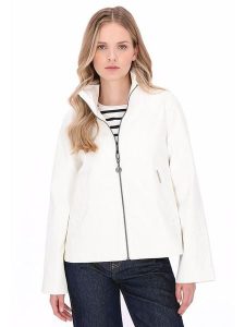 Schmuddelwedda Kurtka przejściowa w kolorze kremowym rozmiar: XS. Brązowe kurtki Schmuddelwedda, xs, bez wzorów, bez kaptura. Za 208,99 zł.