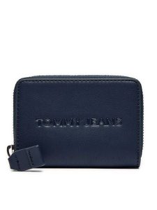 Tommy Jeans Portfel Tjw Ess Must Small Za AW0AW16387 Granatowy. Niebieskie portfele Tommy Jeans, bez wzorów, z jeansu. Za 159,99 zł.