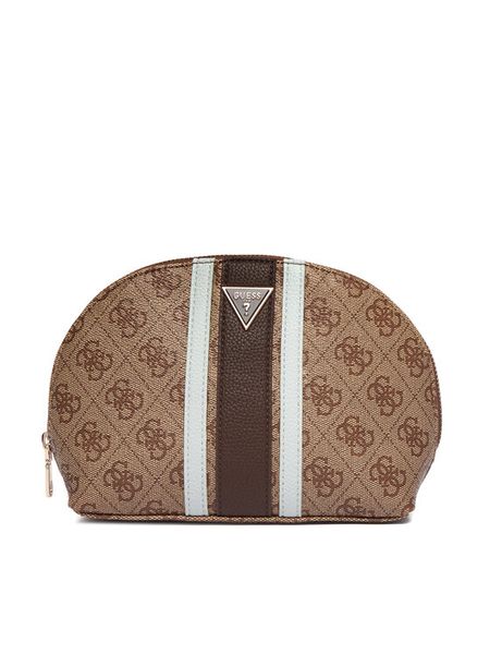 Guess Kosmetyczka PW7573 P6370 Brązowy. Brązowe torebki klasyczne Guess, z aplikacjami, ze skóry, bez dodatków. Za 214,99 zł.