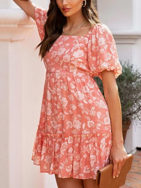 LA Angels Sukienka w kolorze pomarańczowo-białym rozmiar: M. Pomarańczowe sukienki LA Angels, m, bez wzorów, bez kołnierzyka, bez ramiączek, mini. Za 105,14 zł.