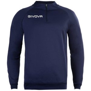 Bluza piłkarska dla dorosłych Givova Maglia Tecnica granatowa. Niebieskie bluzy Givova, m, bez wzorów, bez kaptura. Za 87,15 zł.