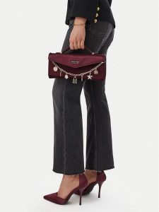 Nine West Torebka CEO-NOBLE SOCIETY-LA374-4794 Fioletowy. Fioletowe torebki klasyczne Nine West, bez wzorów, z materiału, bez dodatków. Za 179,99 zł.