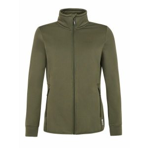 Damska bluza z zamkiem błyskawicznym Protest PRTOYDEN. Zielone bluzy Protest, na zimę, bez wzorów, bez kaptura. Za 319,10 zł.