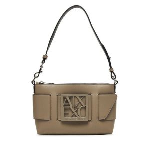 Torebka Armani Exchange. Brązowe torebki klasyczne Armani Exchange, bez wzorów, bez dodatków. Za 519,99 zł.
