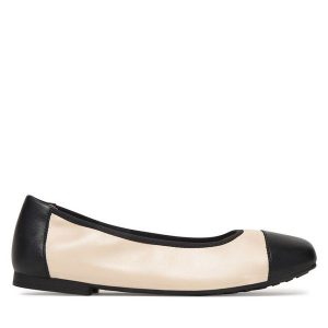 Baleriny Caprice. Brązowe balerinki Caprice, bez wzorów, bez obcasa, bez zapięcia. Za 339,99 zł.