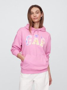 GAP Bluza w kolorze jasnoróżowym rozmiar: XL. Różowe bluzy GAP, xl, bez wzorów, z kapturem. Za 118,56 zł.