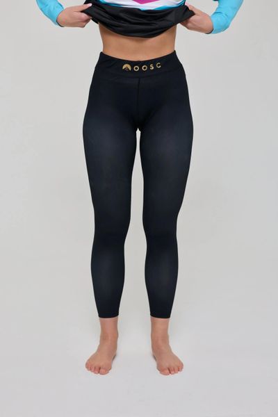 Legginsy termoaktywne - Can't Touch This damskie. Czarne legginsy OOSC, bez wzorów, z materiału, długie. Za 269,99 zł.