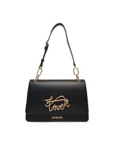 LOVE MOSCHINO Torebka JC4264PP0MKG0000 Czarny. Czarne torebki klasyczne LOVE MOSCHINO, bez wzorów, ze skóry, bez dodatków. Za 559,99 zł.