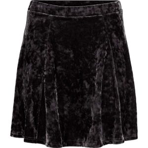 Spódnica aksamitna bonprix czarny. Spódnice marki bonprix. Za 37,99 zł.