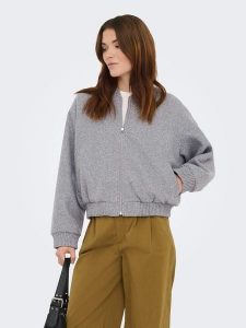 ONLY Kurtka "Elba" w kolorze szarym rozmiar: XS. Szare kurtki ONLY, xs, bez wzorów, bez kaptura. Za 165,99 zł.