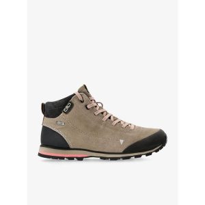 Buty turystyczne damskie CMP Elettra Mid WP. Brązowe buty trekkingowe CMP, bez zapięcia. Za 387,99 zł.