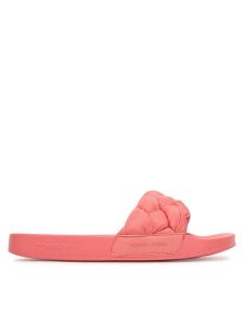 Tommy Jeans Klapki Tjw Braided Slides EN0EN02975 Różowy. Czerwone klapki Tommy Jeans, bez wzorów, z jeansu, bez obcasa. Za 209,99 zł.