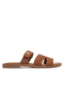 MEXX Klapki MX/012C-EST Brązowy. Brązowe klapki Mexx, bez wzorów, ze skóry, bez obcasa. Za 199,99 zł.